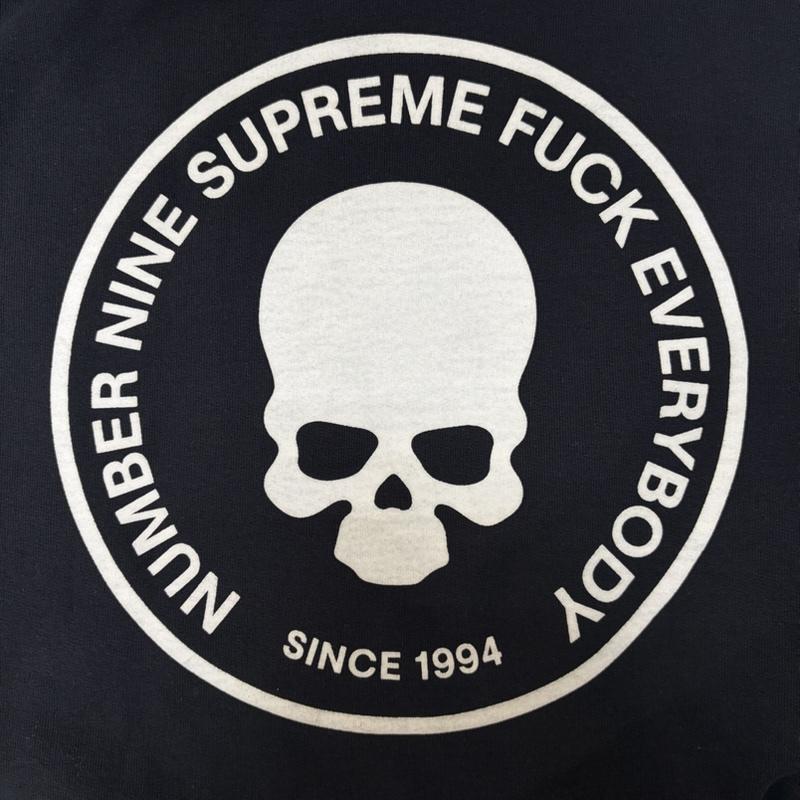 シュプリーム Supreme パーカー 長袖 25AW Supreme×NUMBER (N)ine Hooded Sweatshirt BLACK S S スカル 黒 / ブラック / black メンズ USED 古着 中古 50167998