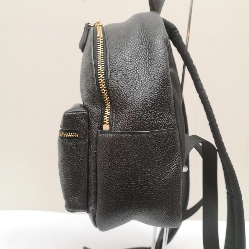コーチ COACH リュックサック、デイパック リュックサック、デイバッグ F38263 ミニ チャーリー バックパック ペブルドレザー メタルロゴ リュック 黒 / ブラック / black レディース USED 古着 中古 50167999