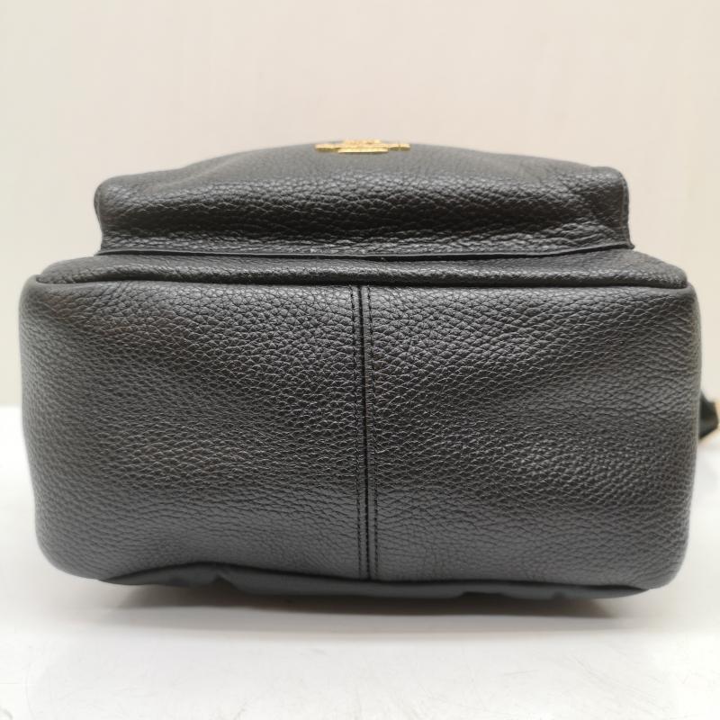 コーチ COACH リュックサック、デイパック リュックサック、デイバッグ F38263 ミニ チャーリー バックパック ペブルドレザー メタルロゴ リュック 黒 / ブラック / black レディース USED 古着 中古 50167999