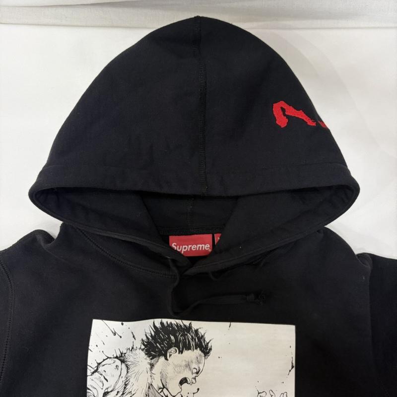 シュプリーム Supreme パーカー 長袖 17AW Supreme AKIRA Arm Hooded Sweatshirt BLACK S S 刺繍 X プリント X キャラクター 黒 / ブラック / black メンズ USED 古着 中古 50168000