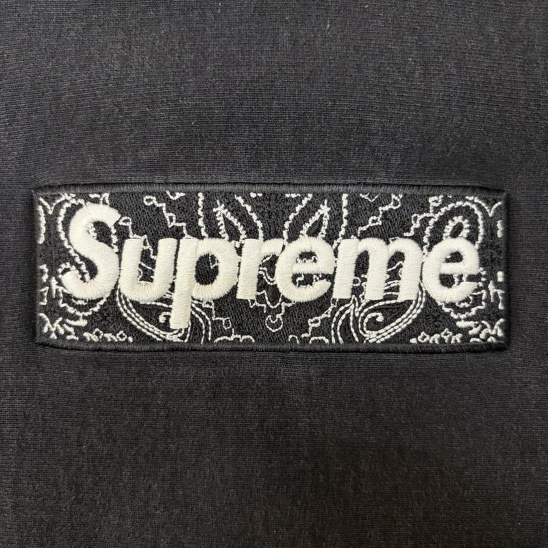シュプリーム Supreme パーカー 長袖 19AW Bandana Box Logo Hooded BLACK S S ロゴ、文字 黒 / ブラック / black メンズ USED 古着 中古 50168001
