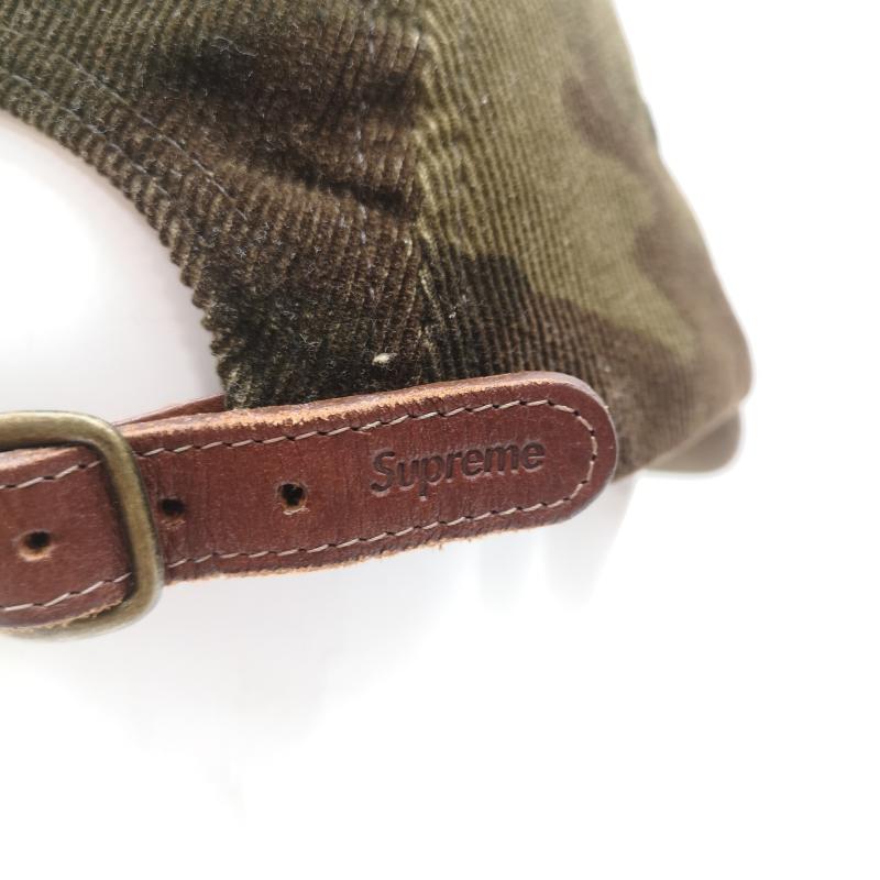 シュプリーム Supreme 帽子 キャップ 19AW Camo Corduroy Camp Cap カモ 迷彩 コーデュロイ キャップ - オリーブグリーン / オリーブグリーン / メンズ USED 古着 中古 50168003