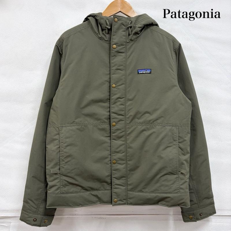 パタゴニア patagonia ジャケット、上着 ジャンパー、ブルゾン イスマスジャケット ナイロン マウンテンパーカー フード ジップアップ キルティングライナー S ワンポイント X ロゴ、文字 X 刺繍 カーキ / カーキ / khaki X オリーブグリーン / オリーブグリーン / メンズ USED 古着 中古 50168004