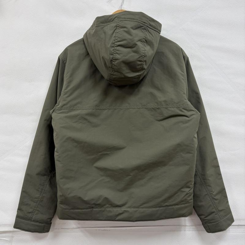 パタゴニア patagonia ジャケット、上着 ジャンパー、ブルゾン イスマスジャケット ナイロン マウンテンパーカー フード ジップアップ キルティングライナー S ワンポイント X ロゴ、文字 X 刺繍 カーキ / カーキ / khaki X オリーブグリーン / オリーブグリーン / メンズ USED 古着 中古 50168004