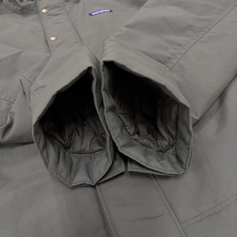 パタゴニア patagonia ジャケット、上着 ジャンパー、ブルゾン イスマスジャケット ナイロン マウンテンパーカー フード ジップアップ キルティングライナー S ワンポイント X ロゴ、文字 X 刺繍 カーキ / カーキ / khaki X オリーブグリーン / オリーブグリーン / メンズ USED 古着 中古 50168004