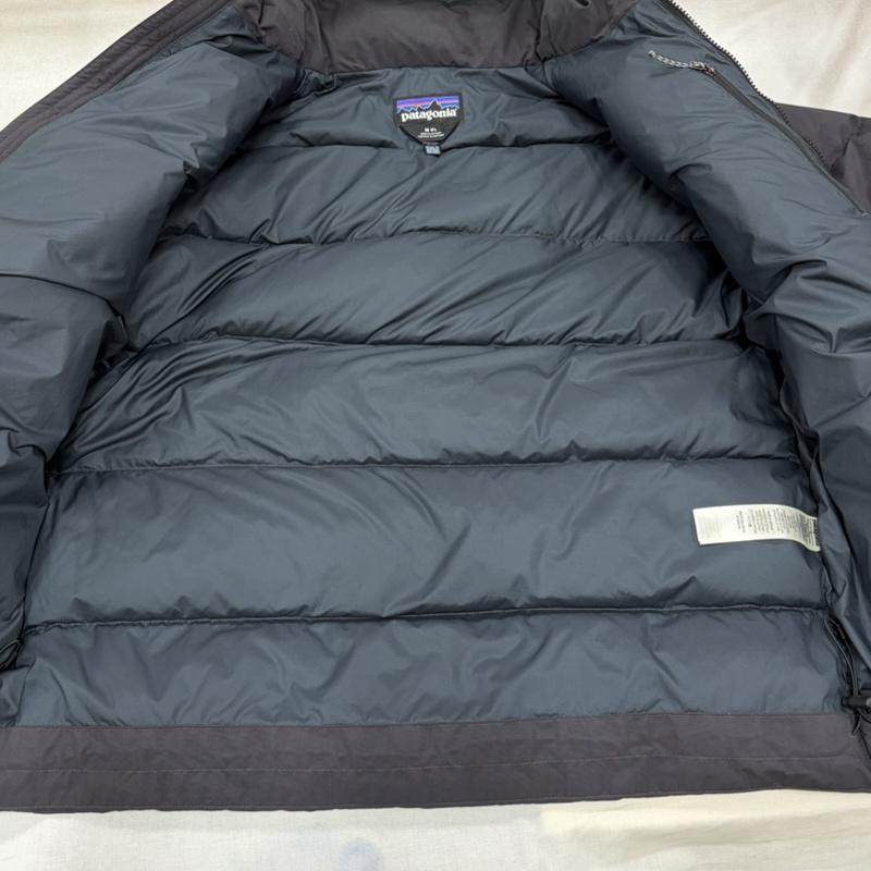 パタゴニア patagonia ジャケット、上着 ダウンジャケット ダウンド リフトジャケット フード取り外し可能 STY20600 FA25 ジップアップ M ワンポイント X ロゴ、文字 X 刺繍 紺 / ネイビー / navy メンズ USED 古着 中古 50168005