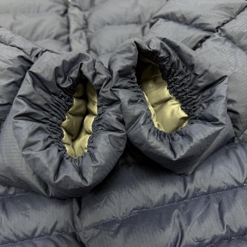 パタゴニア patagonia ジャケット、上着 ジャンパー、ブルゾン ハイロフト ダウン フーディー ジップアップ キルティング ナイロン ジャケット S ワンポイント X ロゴ、文字 X 刺繍 紺 / ネイビー / navy メンズ USED 古着 中古 50168006
