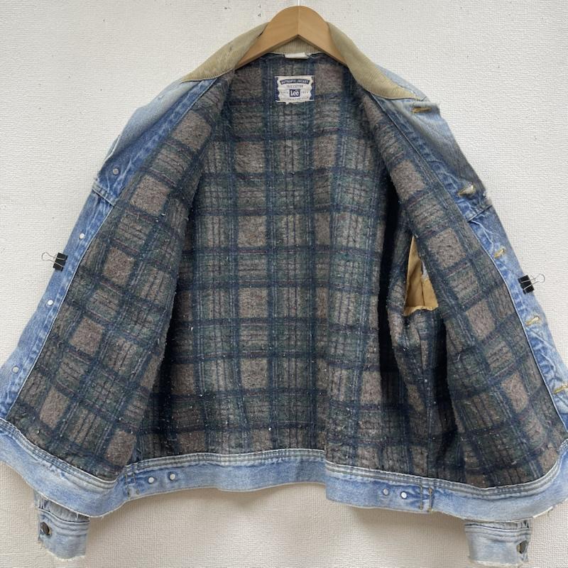 リー Lee ジャケット、上着 ジャンパー、ブルゾン 90s ストーンウォッシュ ブランケット デニム ジャケット インディゴ / インディゴ / Indigo メンズ USED 古着 中古 50168007