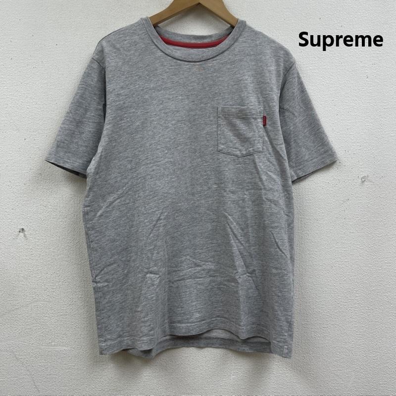 シュプリーム Supreme Tシャツ 半袖 S/S Pocket Tee ショート スリーブ ポケット Tシャツ カットソー M 灰 / グレー / gray メンズ USED 古着 中古 50168009