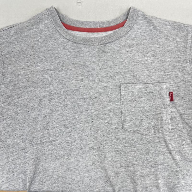 シュプリーム Supreme Tシャツ 半袖 S/S Pocket Tee ショート スリーブ ポケット Tシャツ カットソー M 灰 / グレー / gray メンズ USED 古着 中古 50168009