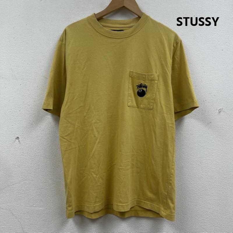 ステューシー STUSSY Tシャツ 半袖 8 Ball Pocket Tee エイトボール ポケット Tシャツ カットソー M 黄 / イエロー / yellow メンズ USED 古着 中古 50168010