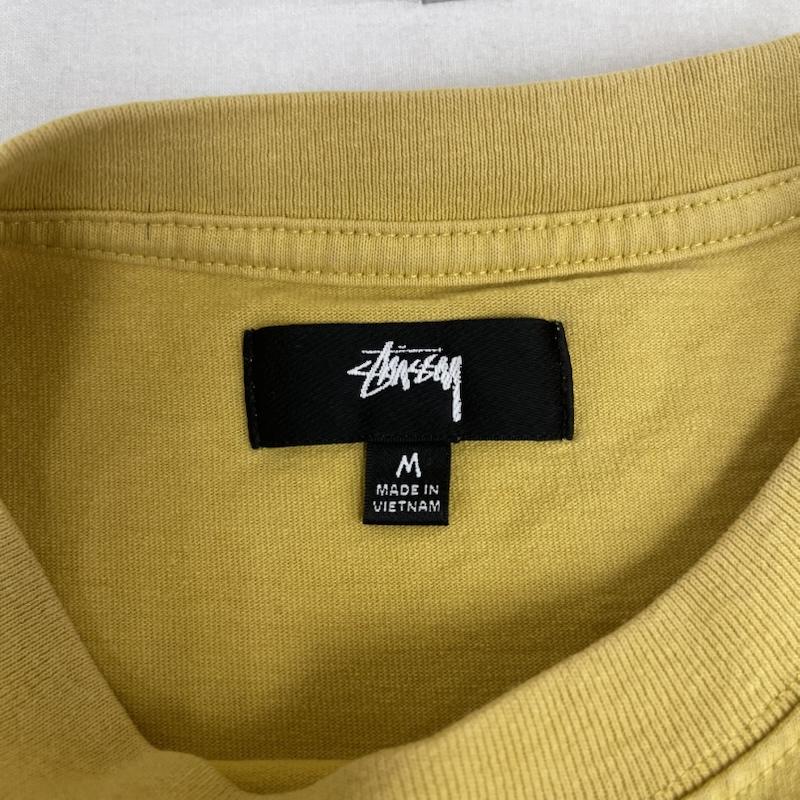 ステューシー STUSSY Tシャツ 半袖 8 Ball Pocket Tee エイトボール ポケット Tシャツ カットソー M 黄 / イエロー / yellow メンズ USED 古着 中古 50168010