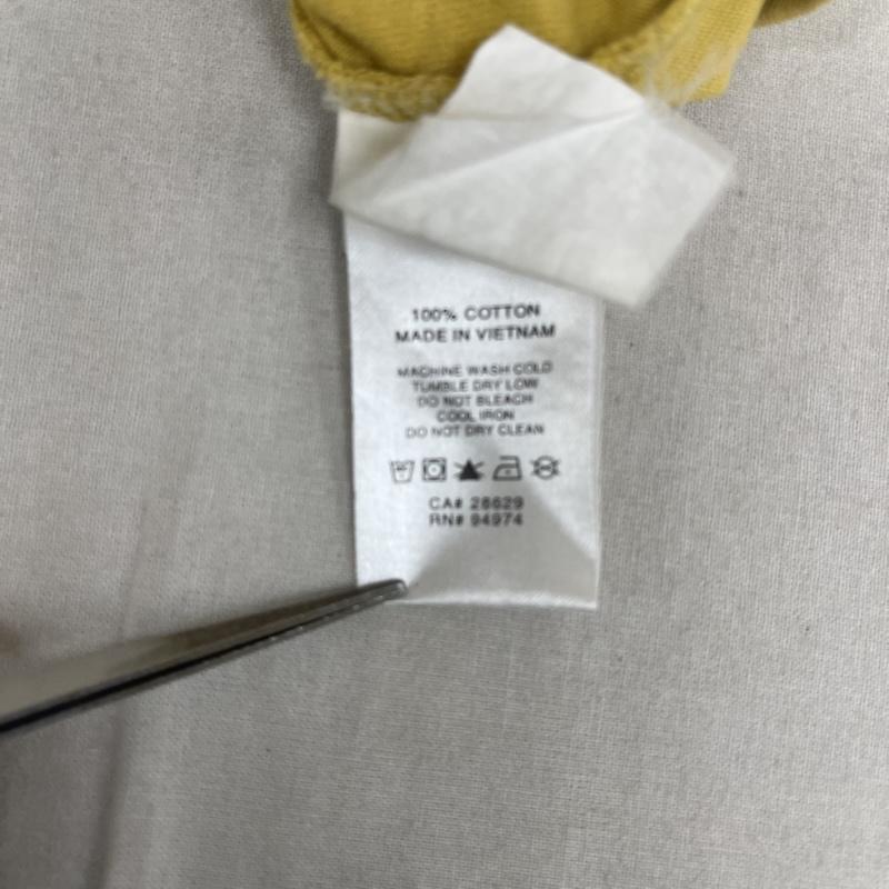 ステューシー STUSSY Tシャツ 半袖 8 Ball Pocket Tee エイトボール ポケット Tシャツ カットソー M 黄 / イエロー / yellow メンズ USED 古着 中古 50168010