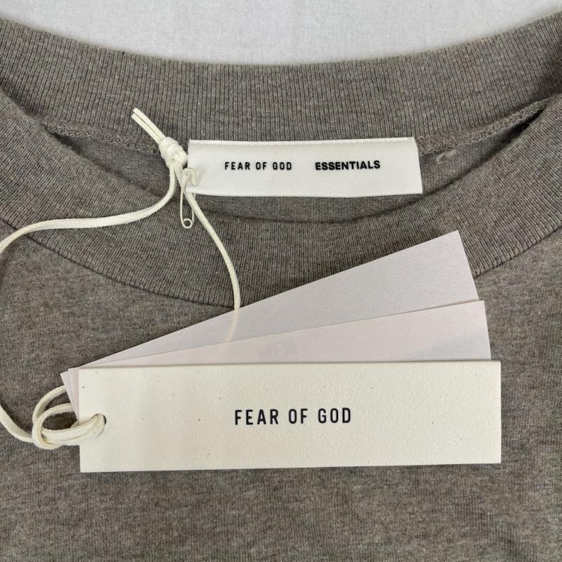 エッセンシャルズ ESSENTIALS Tシャツ 長袖 3Dラバー プリント ロングスリーブ Tシャツ ロンT S チャコールグレー / チャコールグレー / メンズ USED 古着 中古 50168013