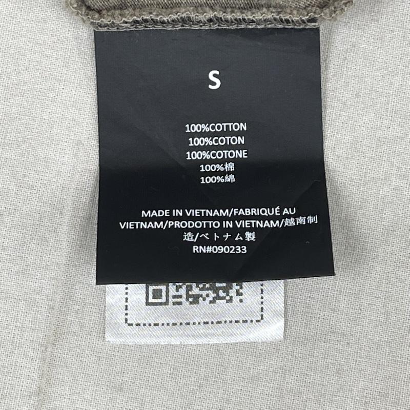 エッセンシャルズ ESSENTIALS Tシャツ 長袖 3Dラバー プリント ロングスリーブ Tシャツ ロンT S チャコールグレー / チャコールグレー / メンズ USED 古着 中古 50168013