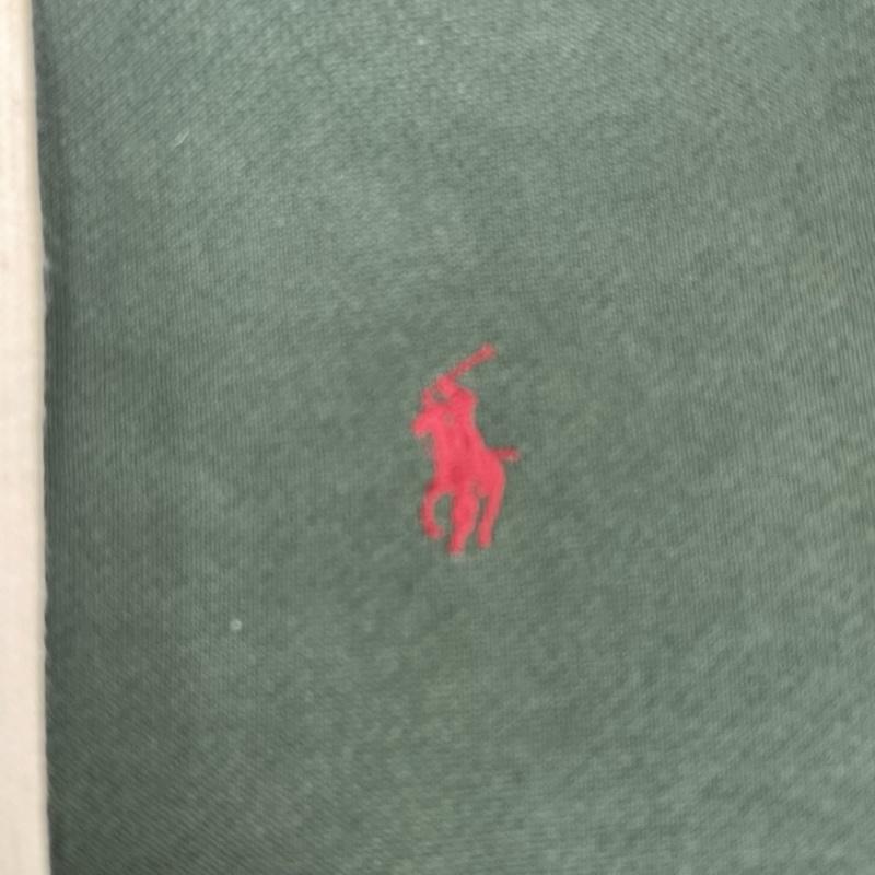 ポロバイラルフローレン Polo by RALPH LAUREN パーカー 長袖 ポニーロゴ 刺繍 スウェット フルジップ パーカー M 緑 / グリーン / green メンズ USED 古着 中古 50168015