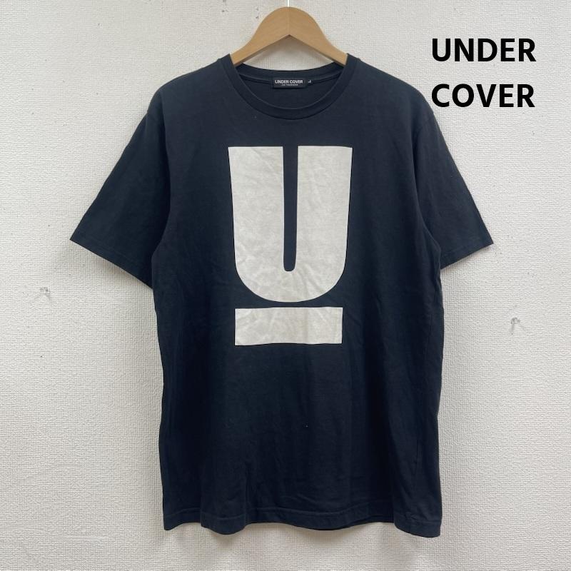 アンダーカバー UNDERCOVER Tシャツ 半袖 日本製 Uロゴ プリント 半袖 Tシャツ カットソー L 黒 / ブラック / black メンズ USED 古着 中古 50168017