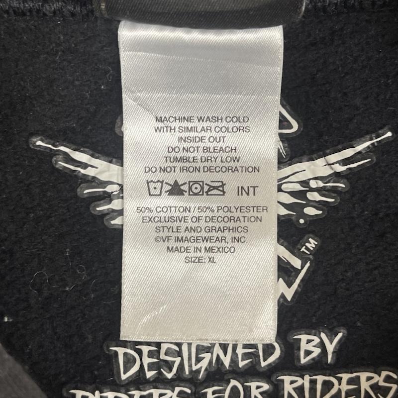 ハーレーダビッドソン Harley-Davidson パーカー 長袖 00s メキシコ製 ロゴプリント スウェット パーカー フーディー XL 黒 / ブラック / black メンズ USED 古着 中古 50168022