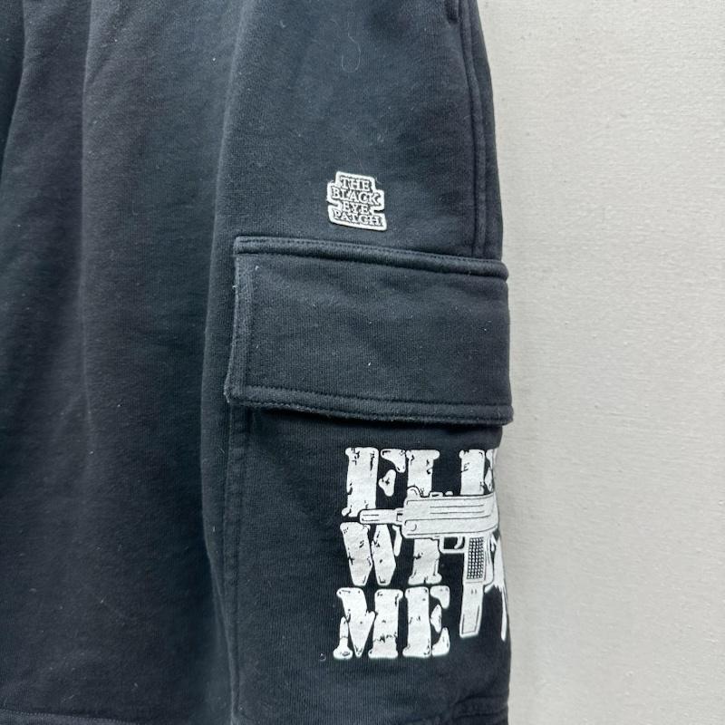ブラックアイパッチ BlackEyePatch パンツ ショートパンツ FLEX WIT ME FWM Sweat Cargo Baggy Shorts カーゴ スウェット ハーフ パンツ XL 黒 / ブラック / black メンズ USED 古着 中古 50168028