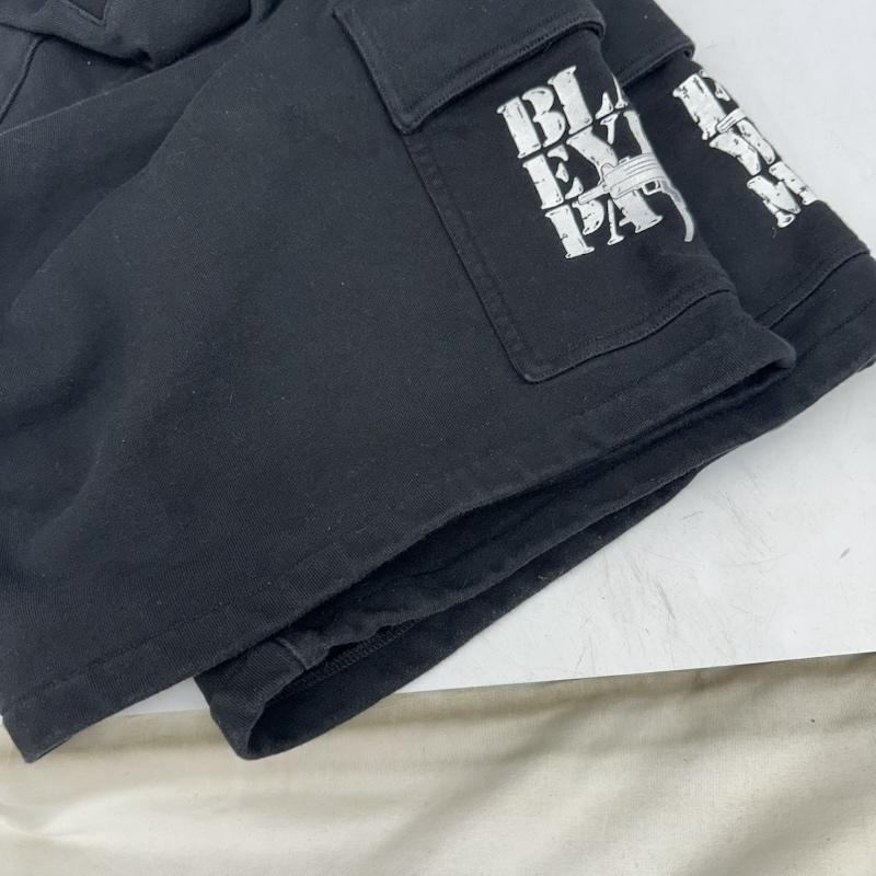 ブラックアイパッチ BlackEyePatch パンツ ショートパンツ FLEX WIT ME FWM Sweat Cargo Baggy Shorts カーゴ スウェット ハーフ パンツ XL 黒 / ブラック / black メンズ USED 古着 中古 50168028