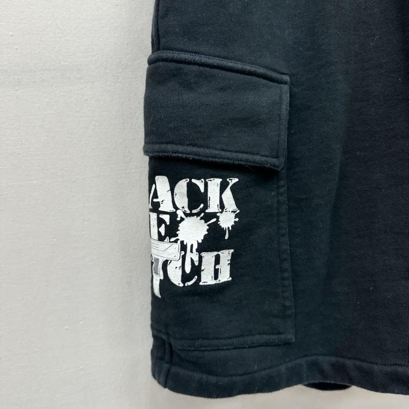 ブラックアイパッチ BlackEyePatch パンツ ショートパンツ FLEX WIT ME FWM Sweat Cargo Baggy Shorts カーゴ スウェット ハーフ パンツ XL 黒 / ブラック / black メンズ USED 古着 中古 50168028