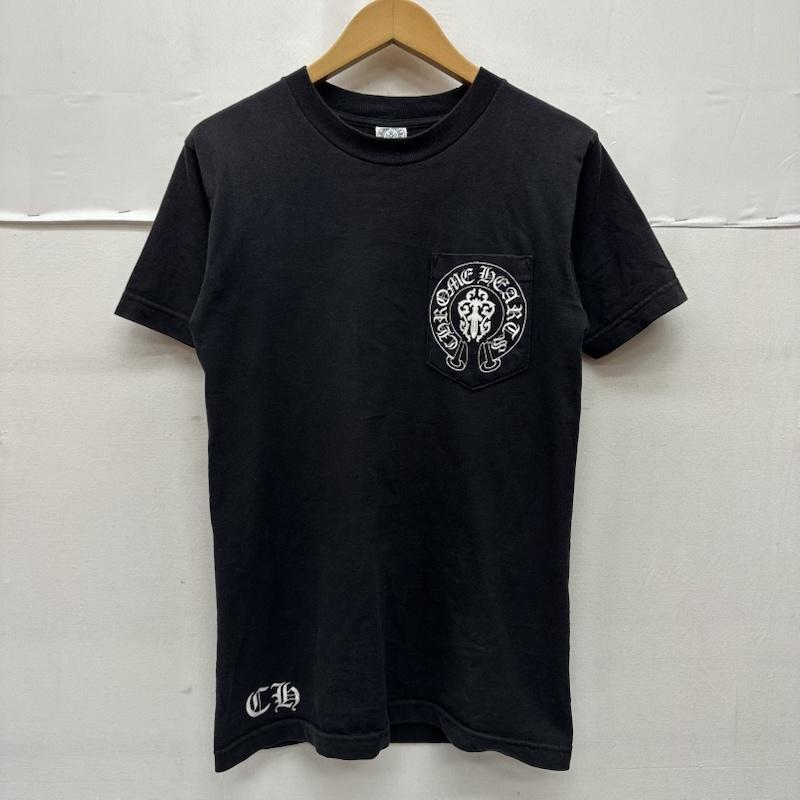 クロムハーツ CHROME HEARTS Tシャツ 半袖 AMERICAN FLAG TEE 星条旗 ロゴ プリント Tシャツ 2212-304-0664 S 黒 / ブラック / black メンズ USED 古着 中古 50168032