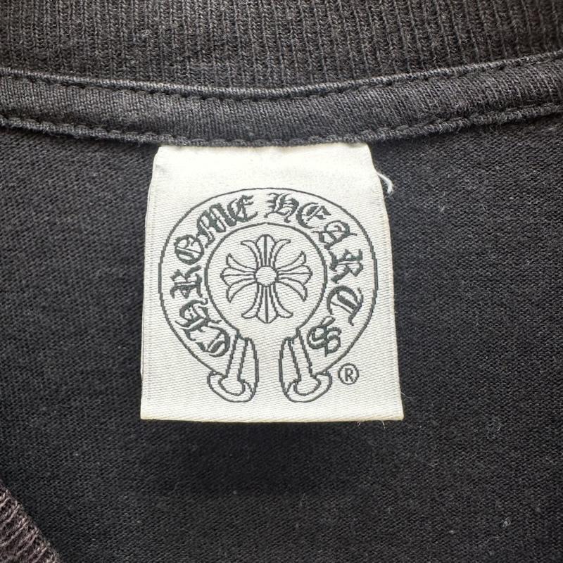 クロムハーツ CHROME HEARTS Tシャツ 半袖 AMERICAN FLAG TEE 星条旗 ロゴ プリント Tシャツ 2212-304-0664 S 黒 / ブラック / black メンズ USED 古着 中古 50168032