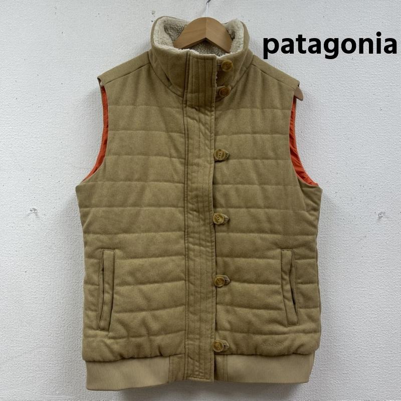 パタゴニア patagonia ジャケット、上着 ダウンベスト W s Vagabunda Vest キルティング 中綿 ヴァガボンダ ベスト 28480fa12 L ベージュ / ベージュ / beige レディース USED 古着 中古 50168035
