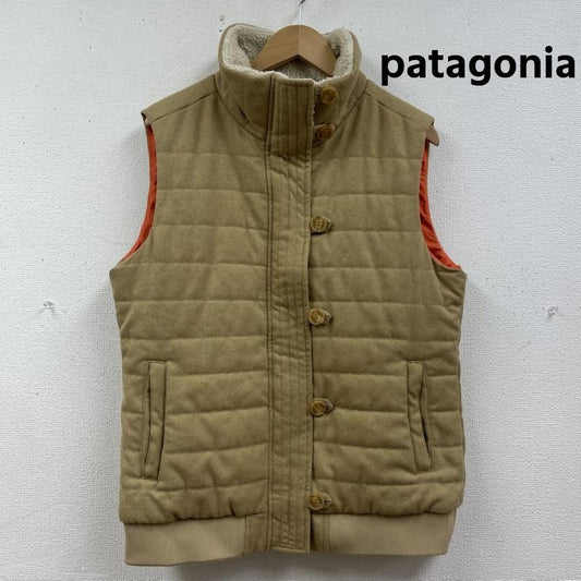 パタゴニア patagonia ジャケット、上着 ダウンベスト W s Vagabunda Vest キルティング 中綿 ヴァガボンダ ベスト 28480fa12 L ベージュ / ベージュ / beige レディース USED 古着 中古 50168035