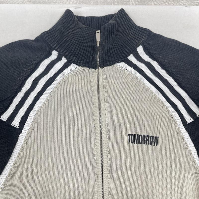 古着 USED ジャケット、上着 ジャンパー、ブルゾン 地底人 オンライン ニットトラック ダブルジップ ジャケット L 黒 / ブラック / black メンズ USED 古着 中古 50168036