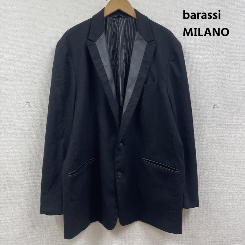 古着 USED ジャケット、上着 ジャケット、ブレザー barassi MILANO 日本製 タキシード風 テーラード カジュアル ジャケット 8150-6001 黒 / ブラック / black メンズ USED 古着 中古 50168038