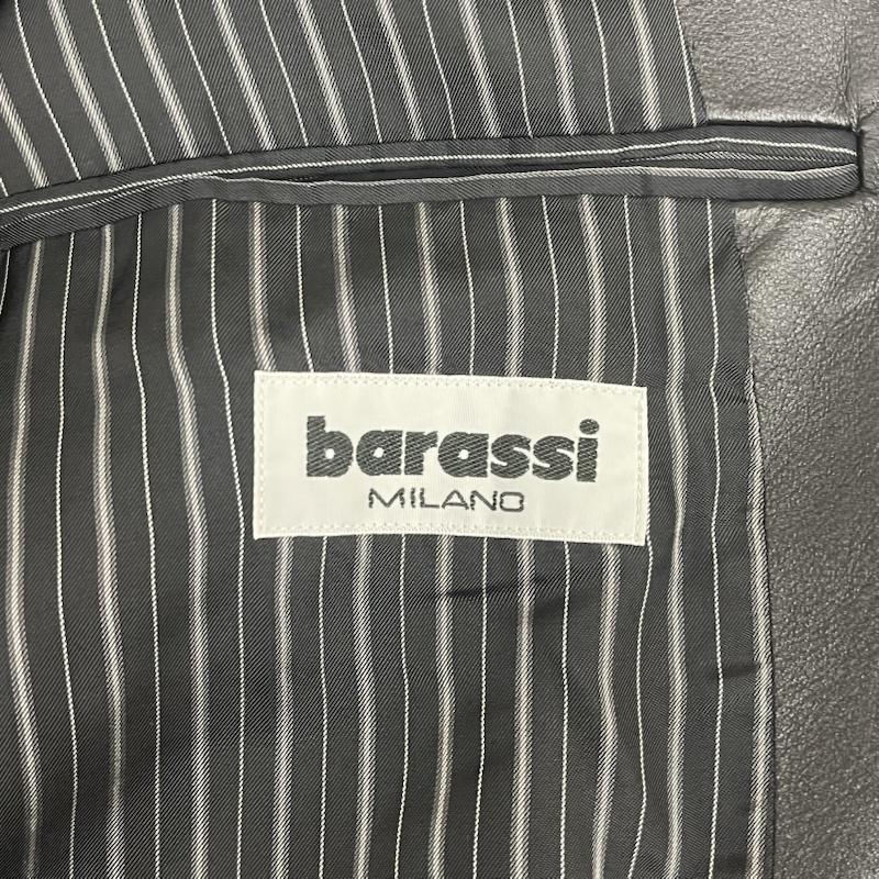 古着 USED ジャケット、上着 ジャケット、ブレザー barassi MILANO 日本製 タキシード風 テーラード カジュアル ジャケット 8150-6001 黒 / ブラック / black メンズ USED 古着 中古 50168038