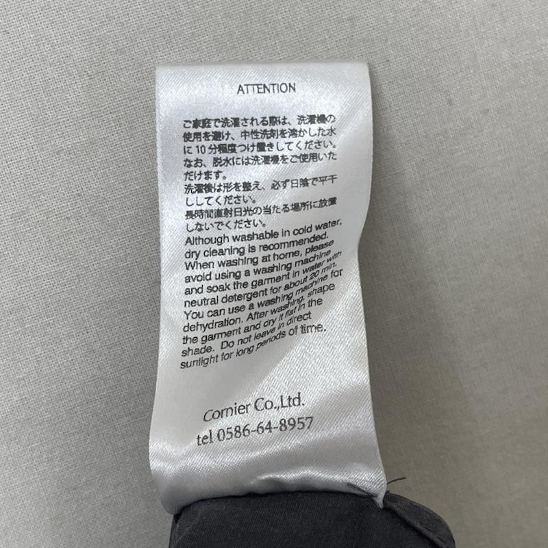 古着 USED シャツ、ブラウス 半袖 Cornier BRAZIL SILK HALF SLEEVE SHIRTS カジュアル シャツ L ダークグレー / ダークグレー / メンズ USED 古着 中古 50168040