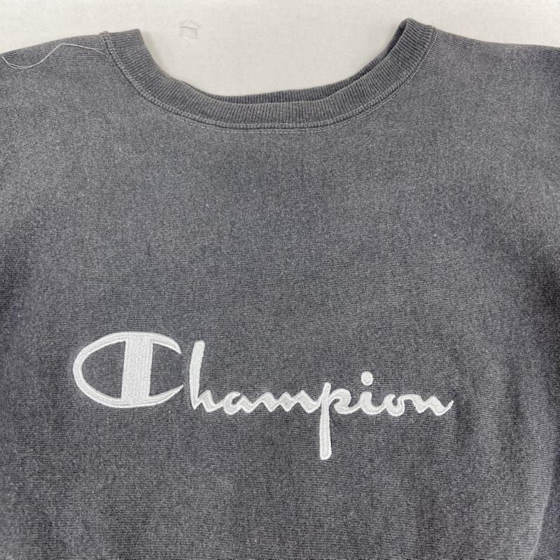 チャンピオン Champion トレーナー 長袖 90s REVERSE WEAVE 刺繍タグ トレーナー スウェット L 灰 / グレー / gray メンズ USED 古着 中古 50168041