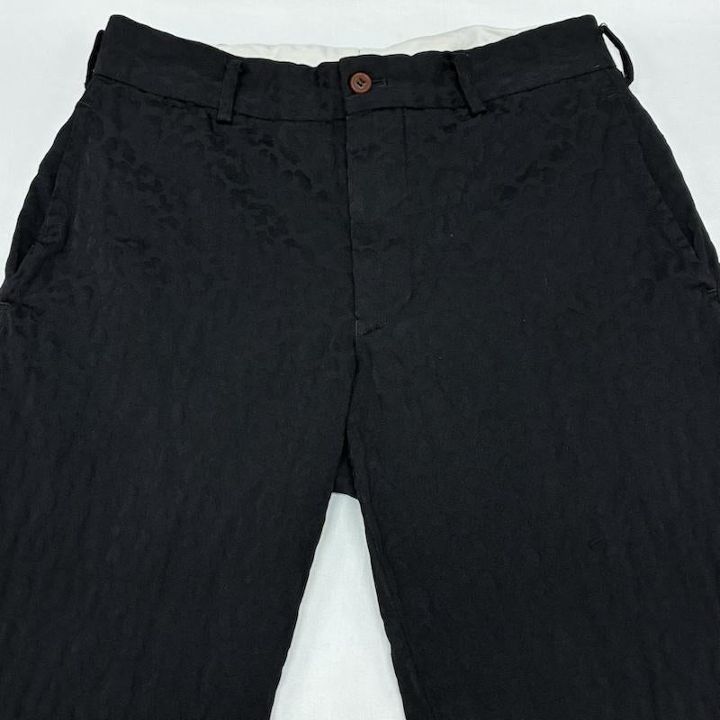 コムデギャルソンオムプリュス COMME des GARCONS HOME PLUS パンツ スラックス 00s ARCHIVE レオパード ジャカード テーパード スラックス アーカイブ M メンズ USED 古着 中古 50168042