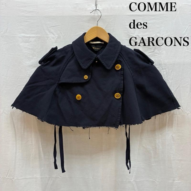 コムデギャルソン COMME des GARCONS コート トレンチコート 00s 04ss ARCHIVE 断ち切り 縮絨 エステル ショート トレンチ コート ケープ GM-J056 - レディース USED 古着 中古 50168043
