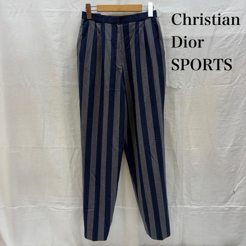 クリスチャンディオール Christian Dior パンツ スラックス SPORTS 90s ARCHIVE K1103 ストライプ テーパード トラウザーズ ドレス スラックス パンツ L レディース USED 古着 中古 50168044