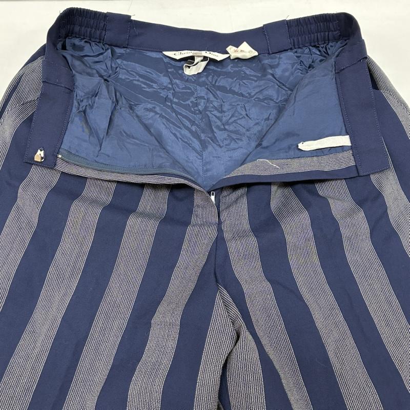 クリスチャンディオール Christian Dior パンツ スラックス SPORTS 90s ARCHIVE K1103 ストライプ テーパード トラウザーズ ドレス スラックス パンツ L レディース USED 古着 中古 50168044