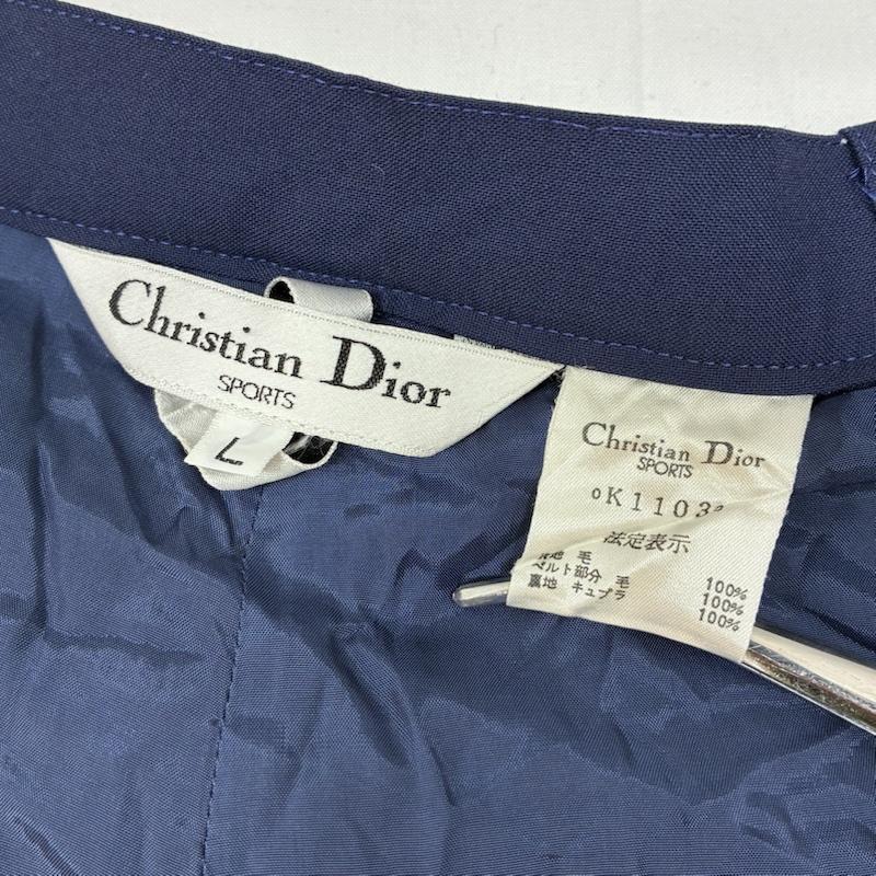 クリスチャンディオール Christian Dior パンツ スラックス SPORTS 90s ARCHIVE K1103 ストライプ テーパード トラウザーズ ドレス スラックス パンツ L レディース USED 古着 中古 50168044