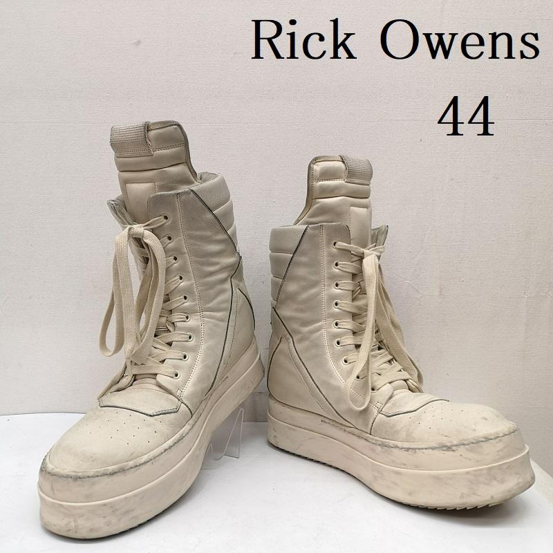 リックオウエンス Rick Owens スニーカー スニーカー MEGA GEOBASKET MILK メガジオ バスケット 44 29.0cm 白 / ホワイト / white メンズ USED 古着 中古 50168045