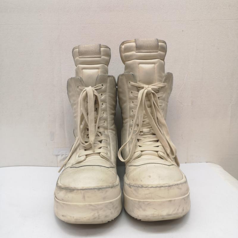 リックオウエンス Rick Owens スニーカー スニーカー MEGA GEOBASKET MILK メガジオ バスケット 44 29.0cm 白 / ホワイト / white メンズ USED 古着 中古 50168045