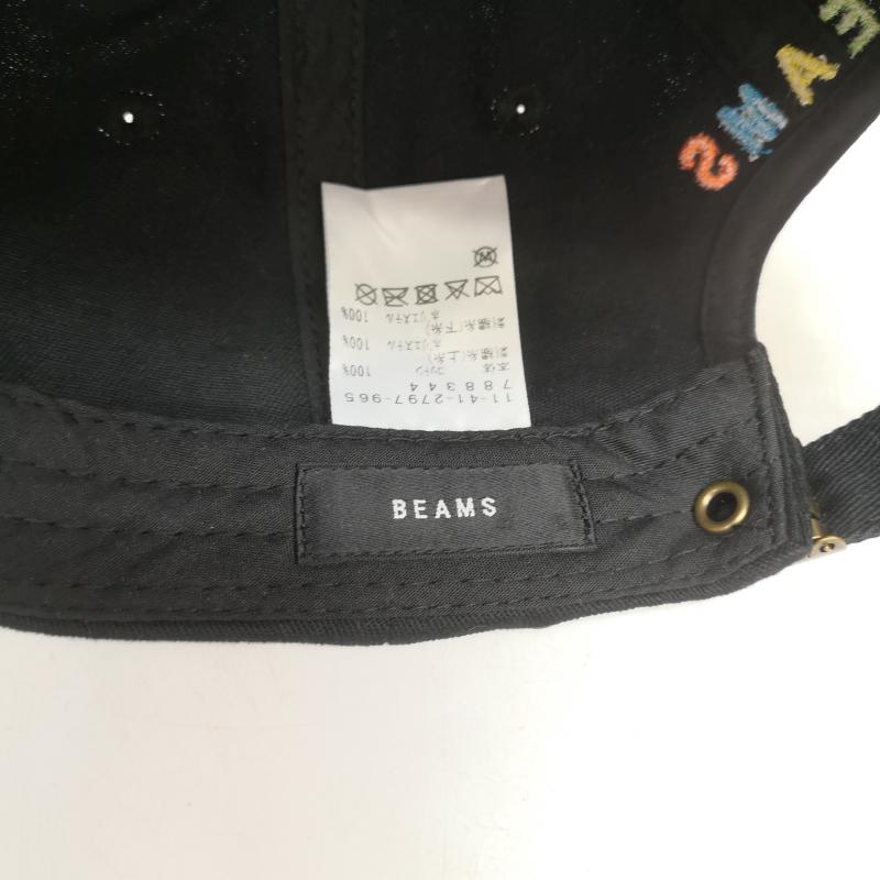 ビームス BEAMS 帽子 キャップ スーパー マリオ ギャラクシー ムービー キャップ GALAXY CAP - 黒 / ブラック / black メンズ USED 古着 中古 50168055