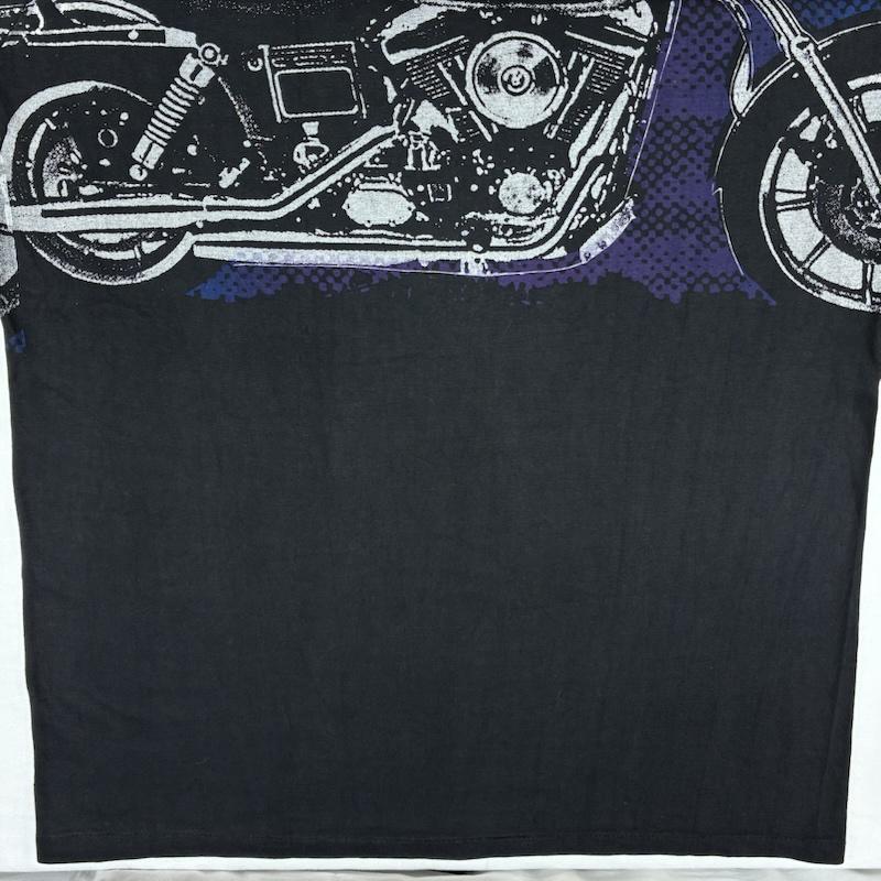 ヴィンテージ VINTAGE Tシャツ 半袖 Horizon 90s ROADKING USA バイク グラフィック プリント Tシャツ ヴィンテージ L メンズ USED 古着 中古 50168057