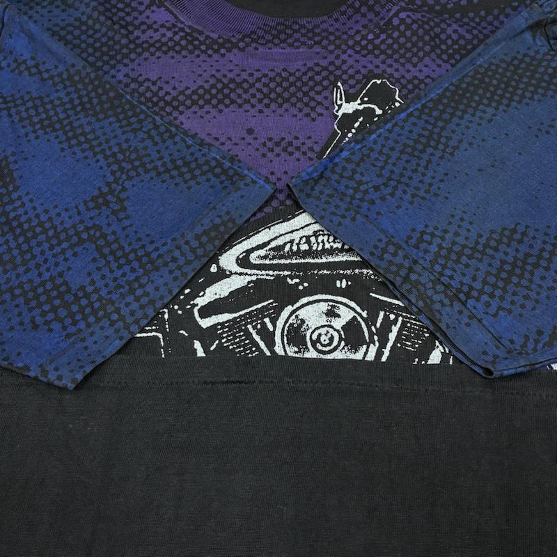 ヴィンテージ VINTAGE Tシャツ 半袖 Horizon 90s ROADKING USA バイク グラフィック プリント Tシャツ ヴィンテージ L メンズ USED 古着 中古 50168057