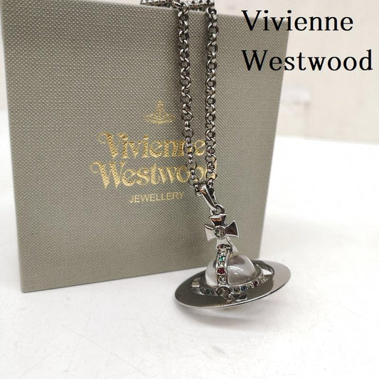 ヴィヴィアンウエストウッド Vivienne Westwood アクセサリー ネックレス、ペンダント ネックレス 立体 オーブ モチーフ ペンダント - 銀 / シルバー / silver color レディース USED 古着 中古 50168061