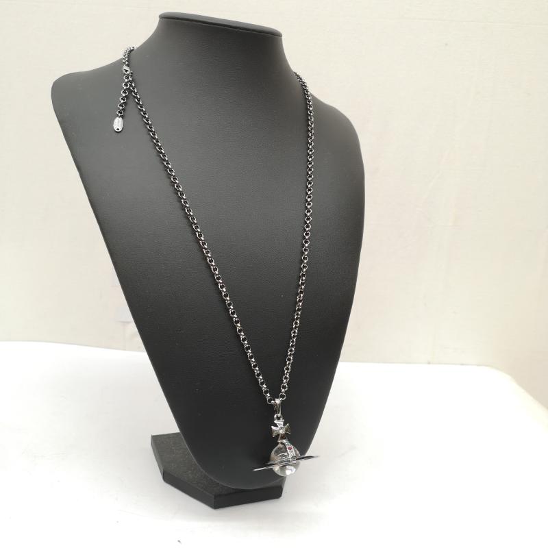 ヴィヴィアンウエストウッド Vivienne Westwood アクセサリー ネックレス、ペンダント ネックレス 立体 オーブ モチーフ ペンダント - 銀 / シルバー / silver color レディース USED 古着 中古 50168061