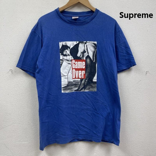 シュプリーム Supreme Tシャツ 半袖 09ss USA製 Game Over Tee フォトグラフィック Tシャツ カットソー M 青 / ブルー / blue メンズ USED 古着 中古 50168062