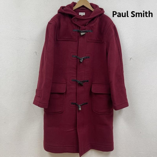 ポールスミス Paul Smith コート コート一般 日本製 バーガンディ ロング カジュアル ダッフルコート L えんじ / ワインレッド / dark red レディース USED 古着 中古 50168067