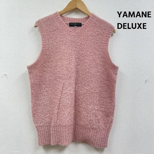 ヤマネデラックス YAMANEDELUXE ベスト ベスト Vネック カジュアル ニット ベスト トップス 40 桃 / ピンク / pink レディース USED 古着 中古 50168072