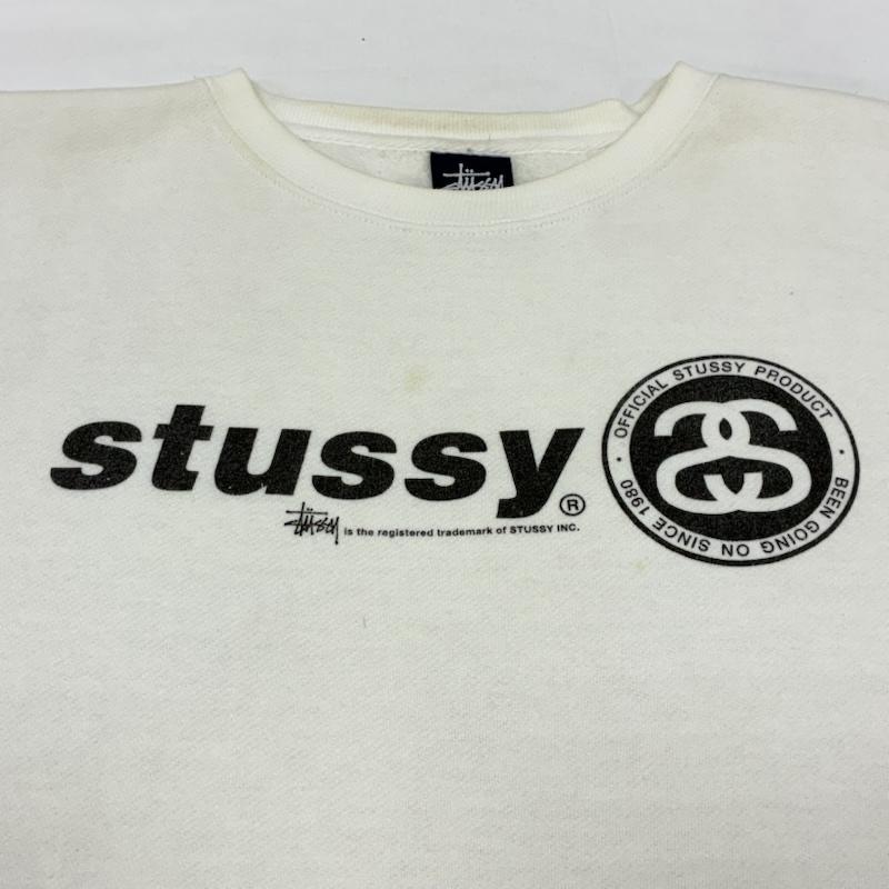 ステューシー STUSSY トレーナー 長袖 90s OLD ARCHIVE 紺タグ SSリンク クルーネック スウェット トレーナー ヴィンテージ L メンズ USED 古着 中古 50168079